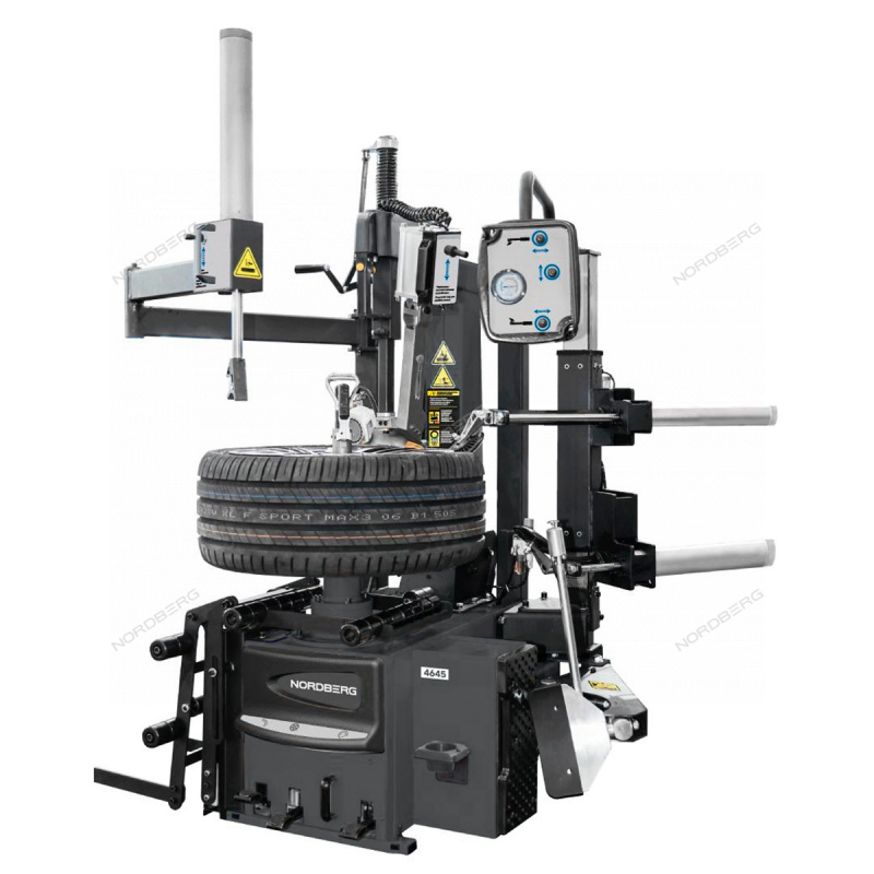 Станок шиномонтажный автомат, до 28", с автоматической монтажной головкой, серый NORDBERG 4645(G)