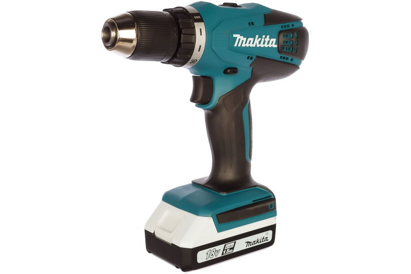 Дрель-шуруповерт Makita DF457DWE