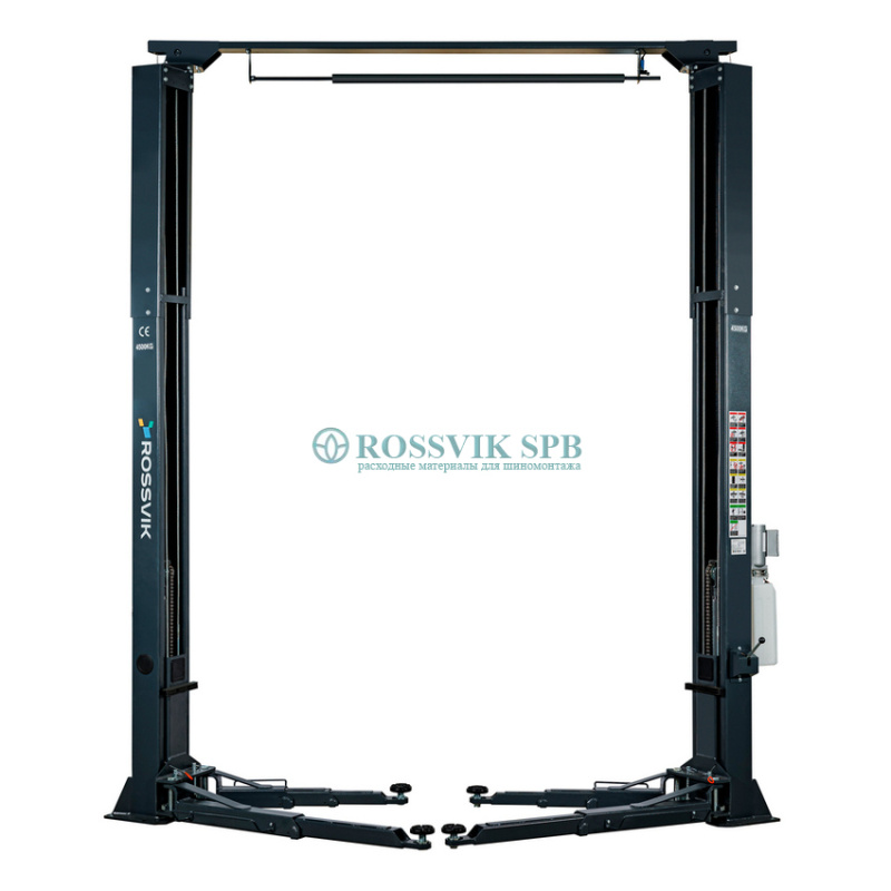 Автоподъемник двухстоечный ROSSVIK ПГА-4500Е г/п 4.5т, 380В, с верхней синхронизацией. Серый RAL7016