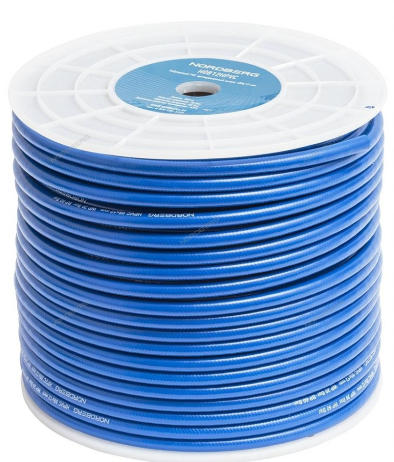 Шланг воздушный гибридный PVC 8х12 мм, 1 м NORDBERG H0812HPVC