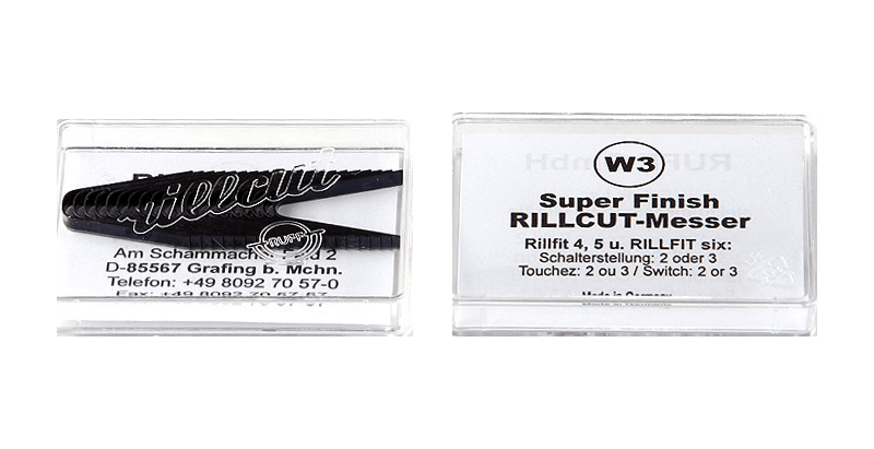 Лезвия для нарезки протектора угловые W-3 (20шт) RILLCUT S145/W-3