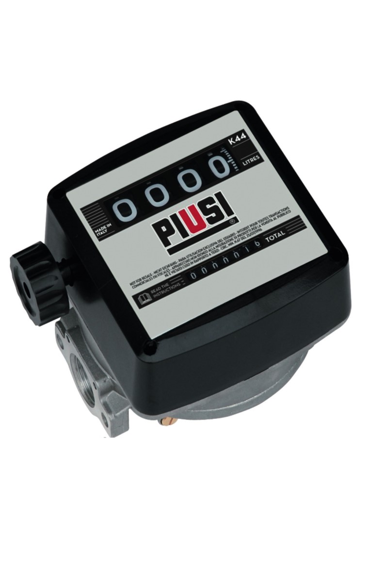 K44 ver. A дизель - 4-х разрядный механический счетчик отпуска топлива, 20-120 л/мин