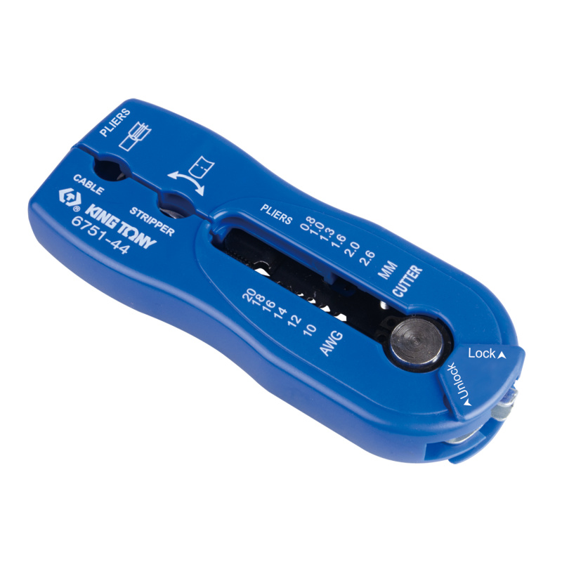 KING TONY Стриппер многофункциональный для зачистки и резки проводов 6751-44