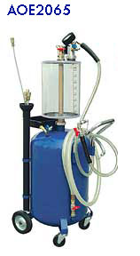 Установка для откачки масла пневматическая, 65 л. с колбой, 8 щупов AOE 2065