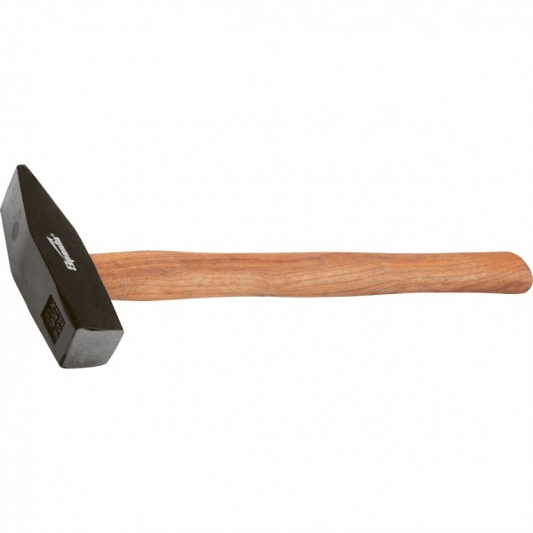 Молоток слесарный, 500 г, квадратный боек, деревянная рукоятка 102105