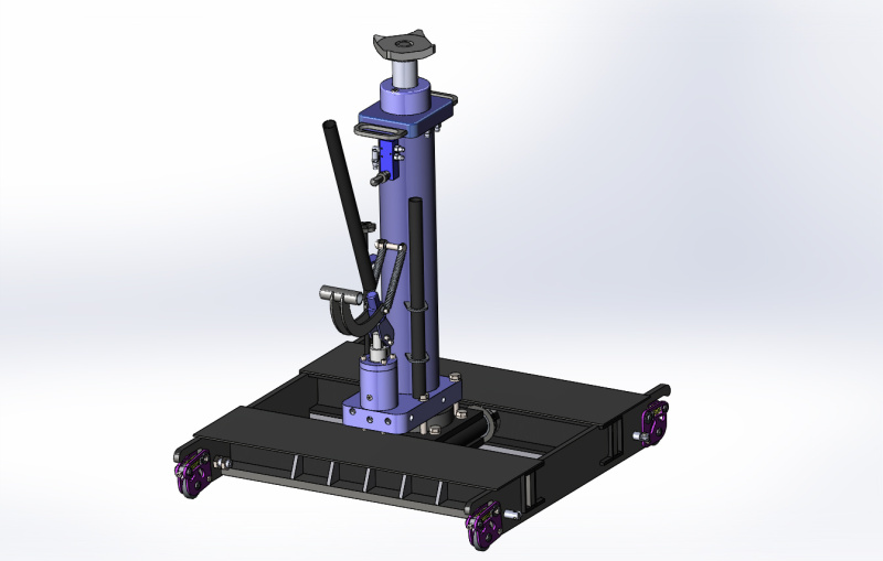 Напольный ямный подъемник (рельсовый) 10т. 700мм. НПО АВТОМОТИВ КПП10Р700П