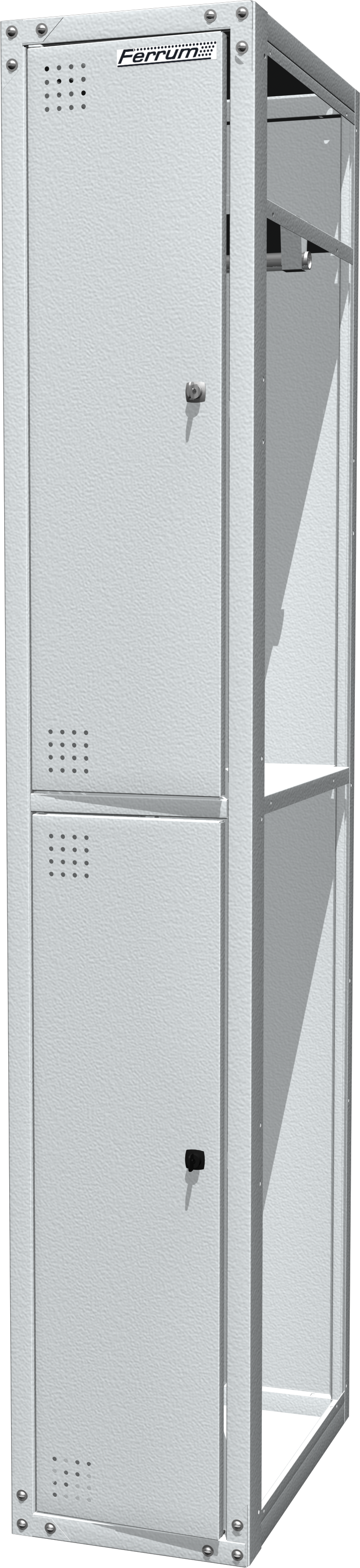 Шкаф раздевальный односекционный серии "Standart"  03.312/D-7035 