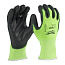 Перчатки защитные Hi-Vis Cut level (Хай Виз Кат Левел) 1/A, S/7 HI-VIS CUT A GLOVES - 7/S - 1PC MILW