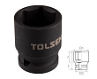 TOLSEN Головка торцевая ударная шестигранная 1/2", 24 мм TT18224