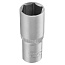 TOLSEN Головка торцевая глубокая шестигранная 1/2", 21 мм